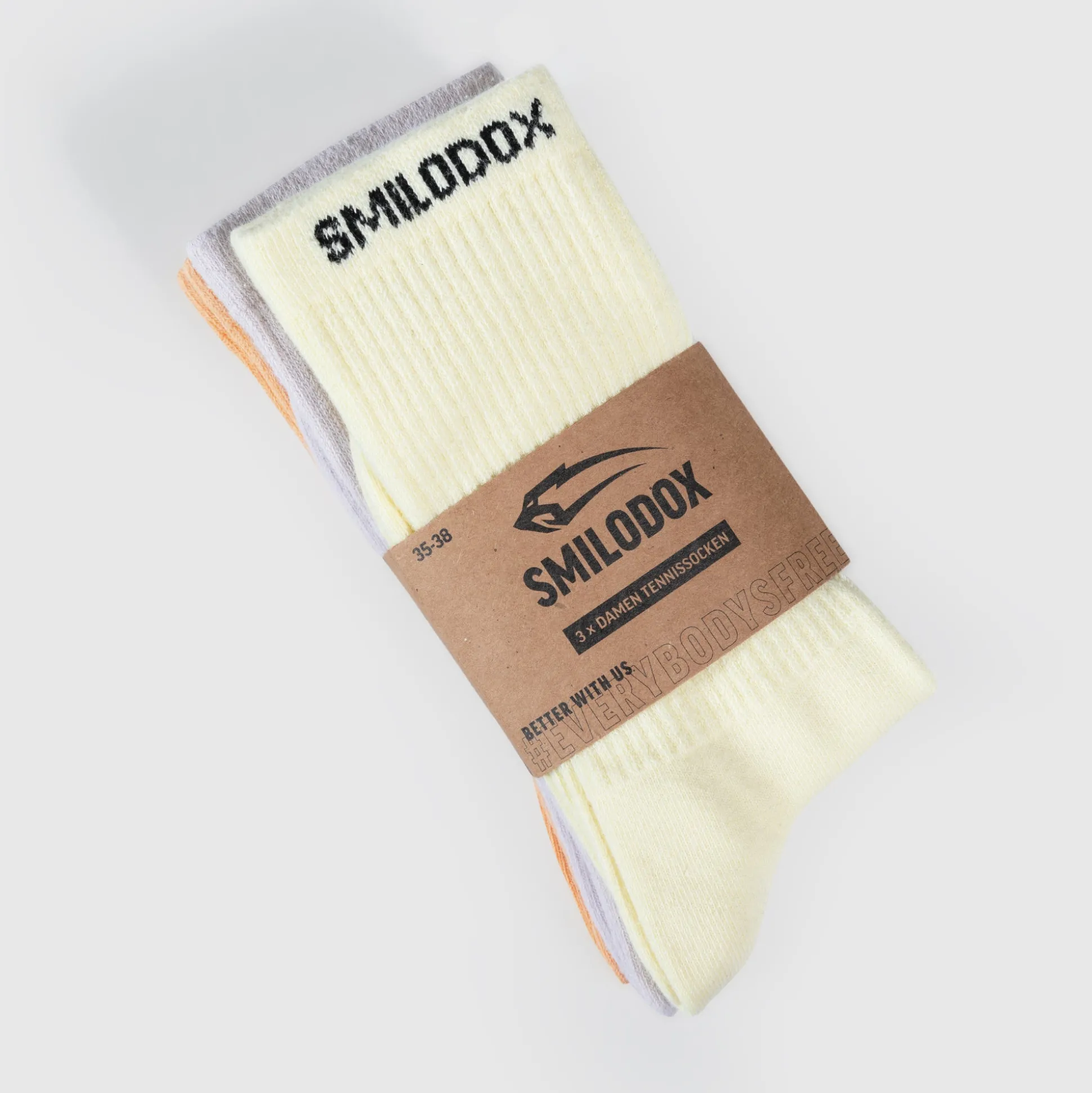 Damen Tennissocken 3er Pack Multicolor