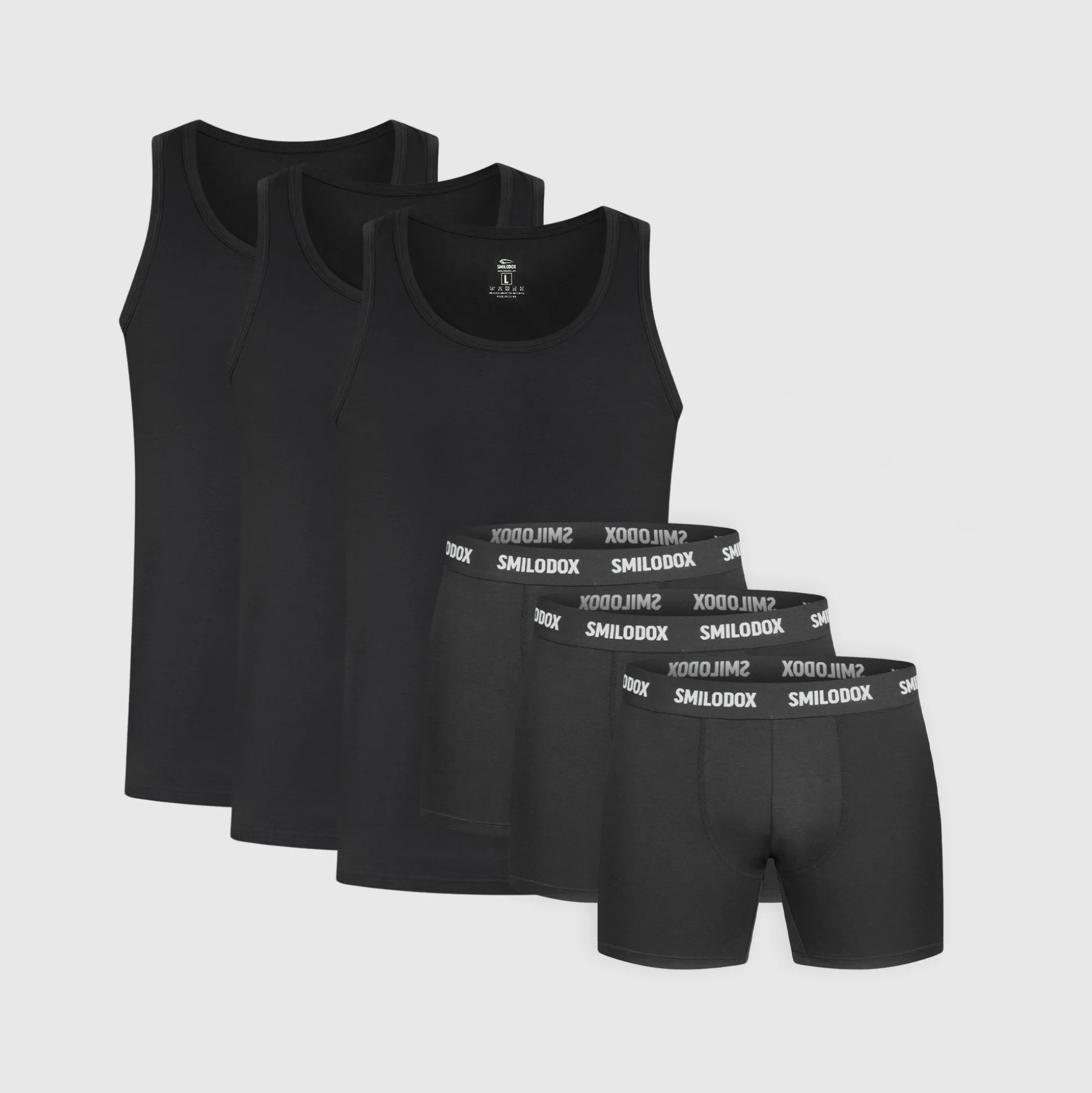 Modal Boxershorts & Unterhemd 3er Pack