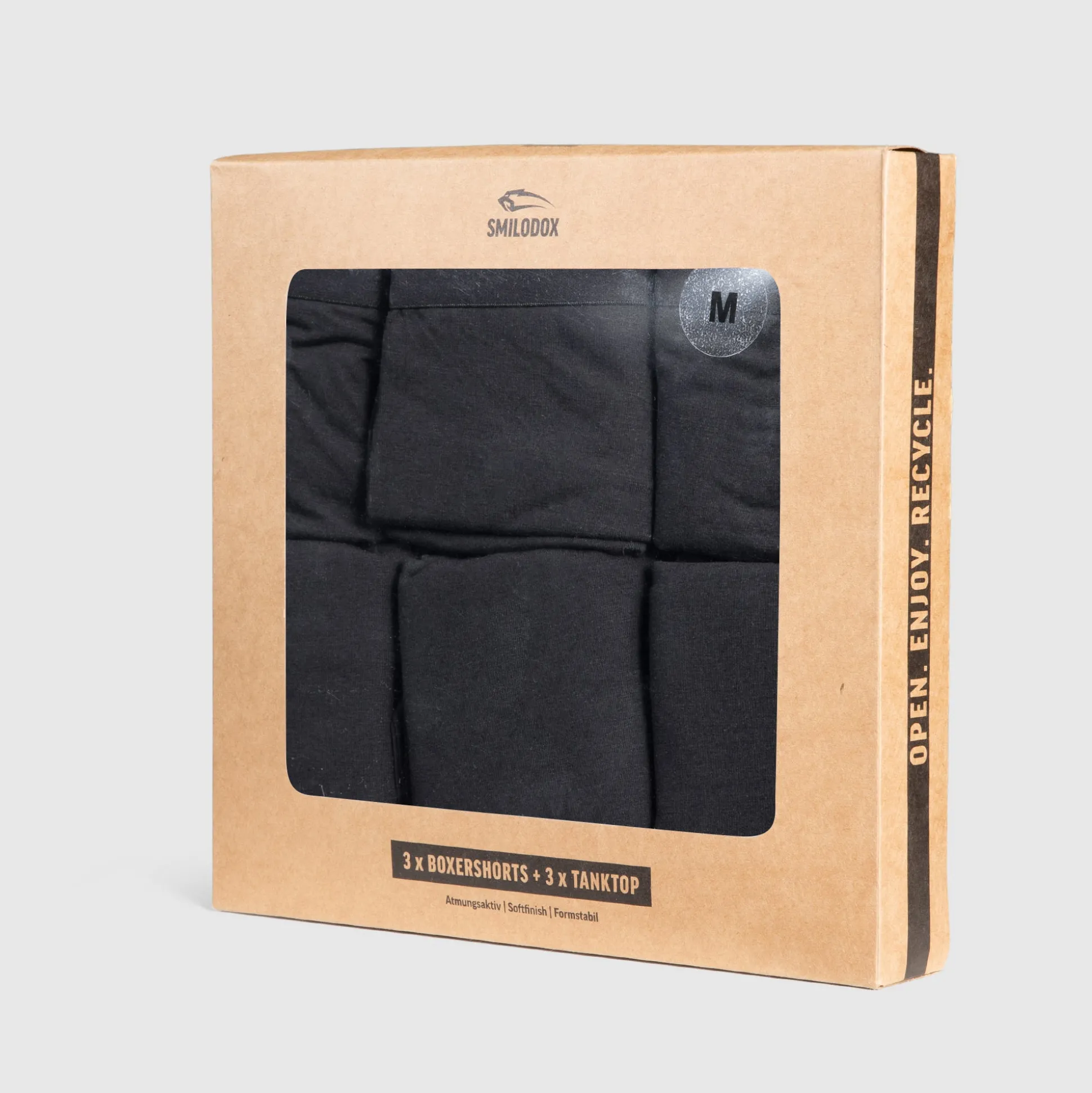 Modal Boxershorts & Unterhemd 3er Pack