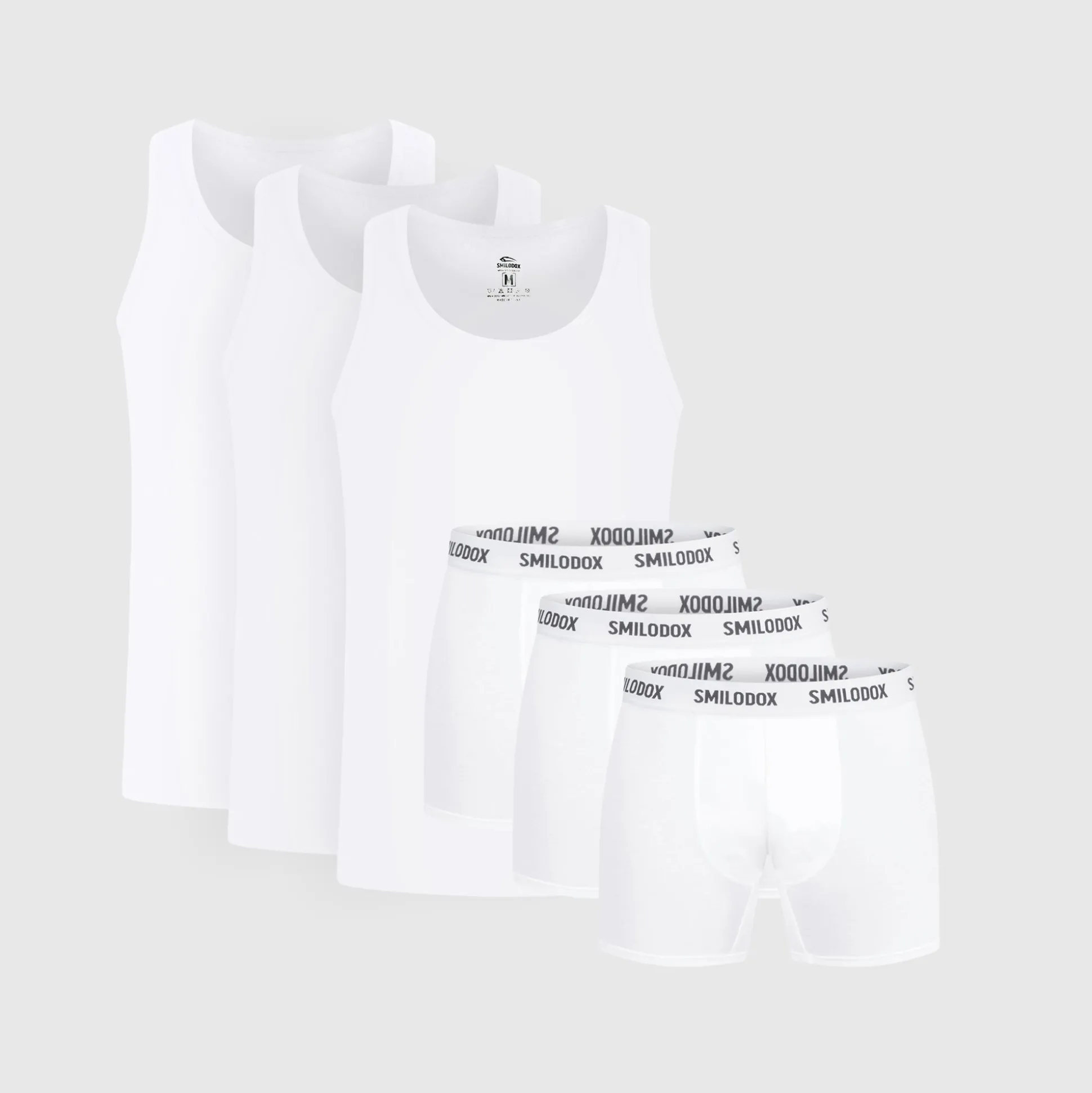Modal Boxershorts & Unterhemd 3er Pack