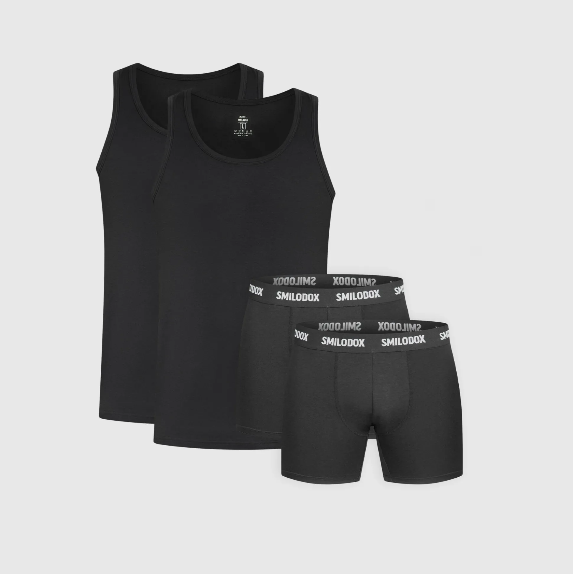Modal Boxershorts & Unterhemd 2er Pack