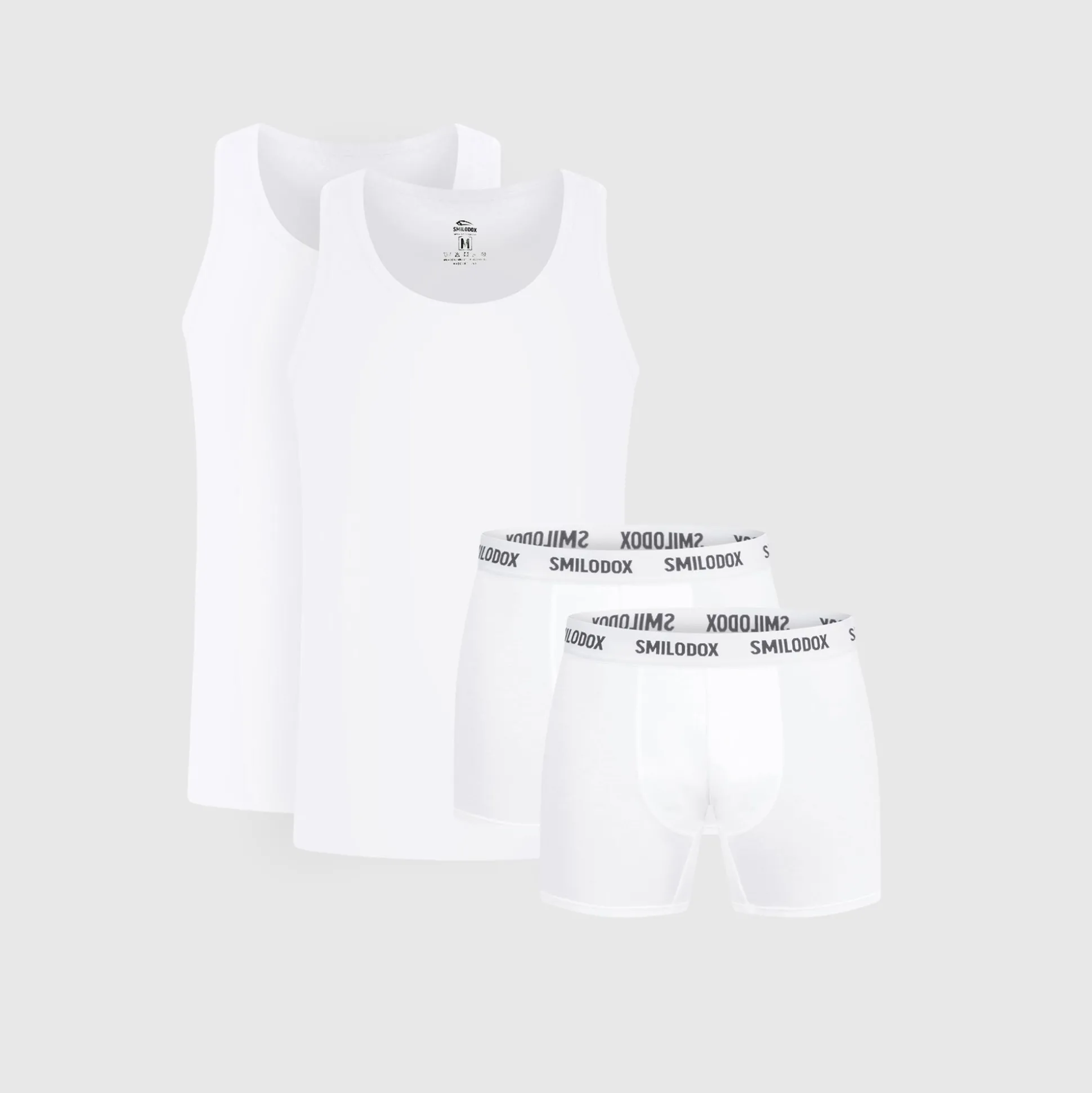 Modal Boxershorts & Unterhemd 2er Pack