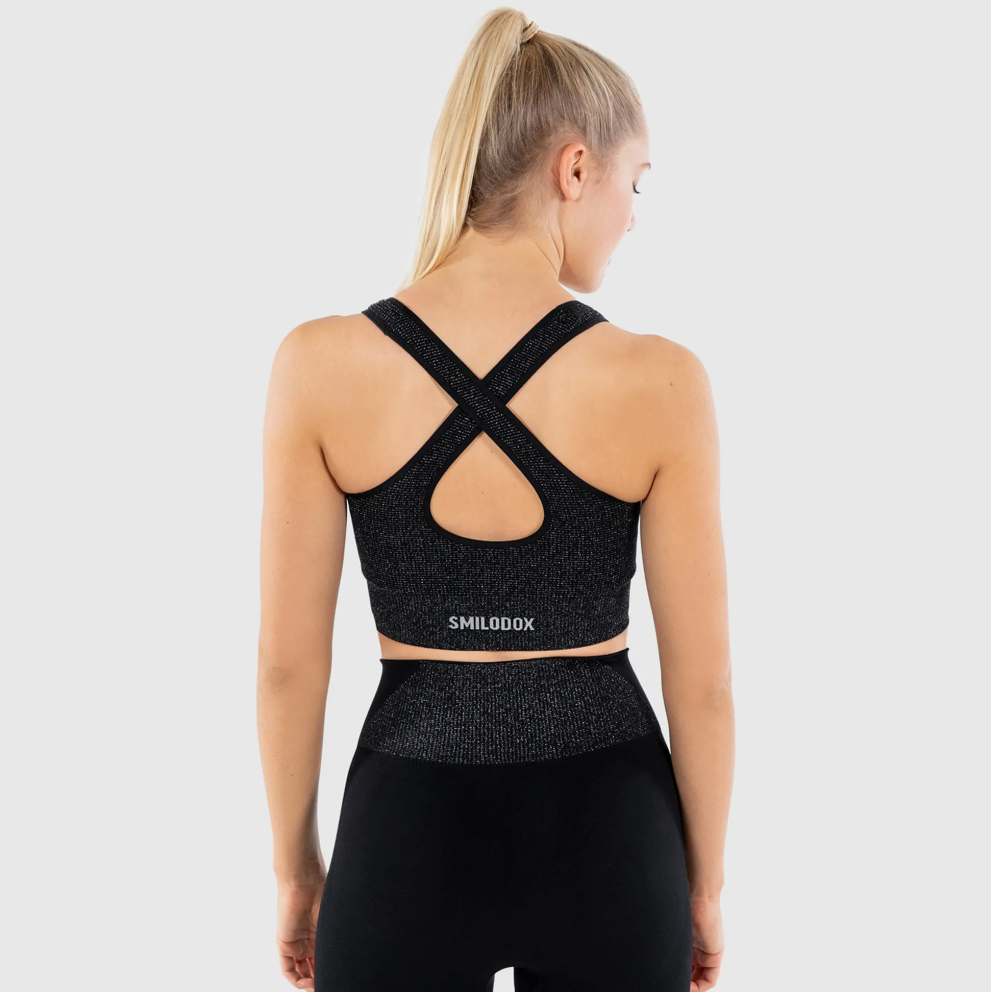Sports bra head up high