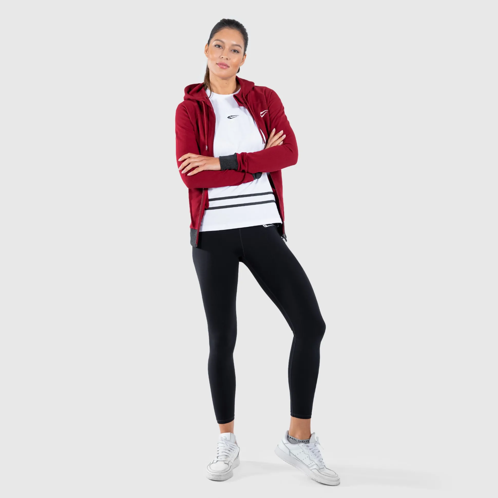 Zip hoodie suit up