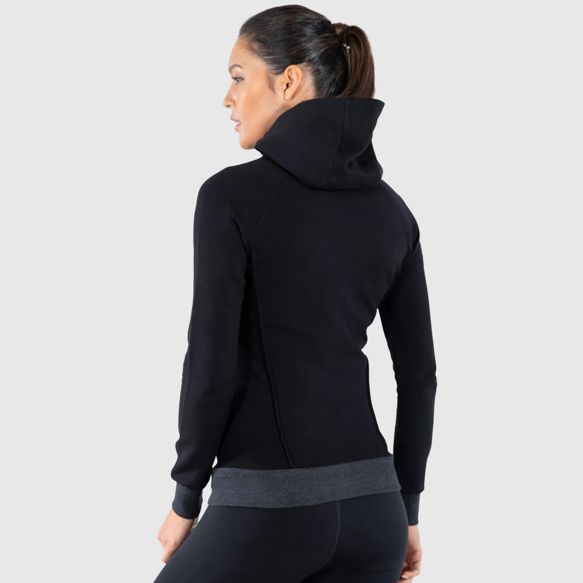 Zip hoodie suit up